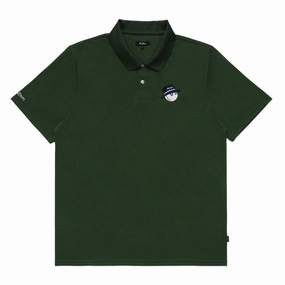 Malbon Cooper Core Golf Polo Evergreen - FW24 Men