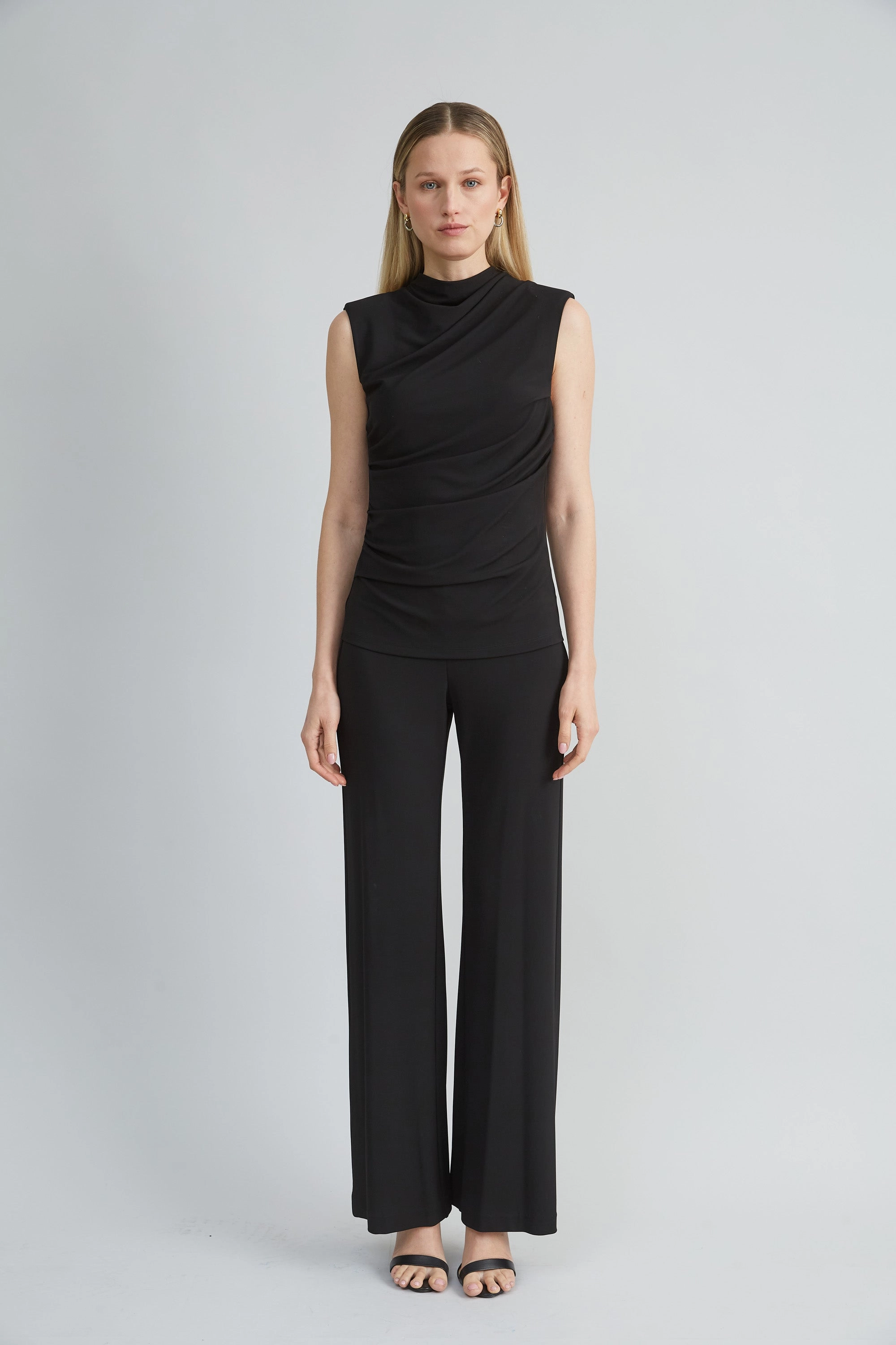 Matte Jersey Wide Leg Pant