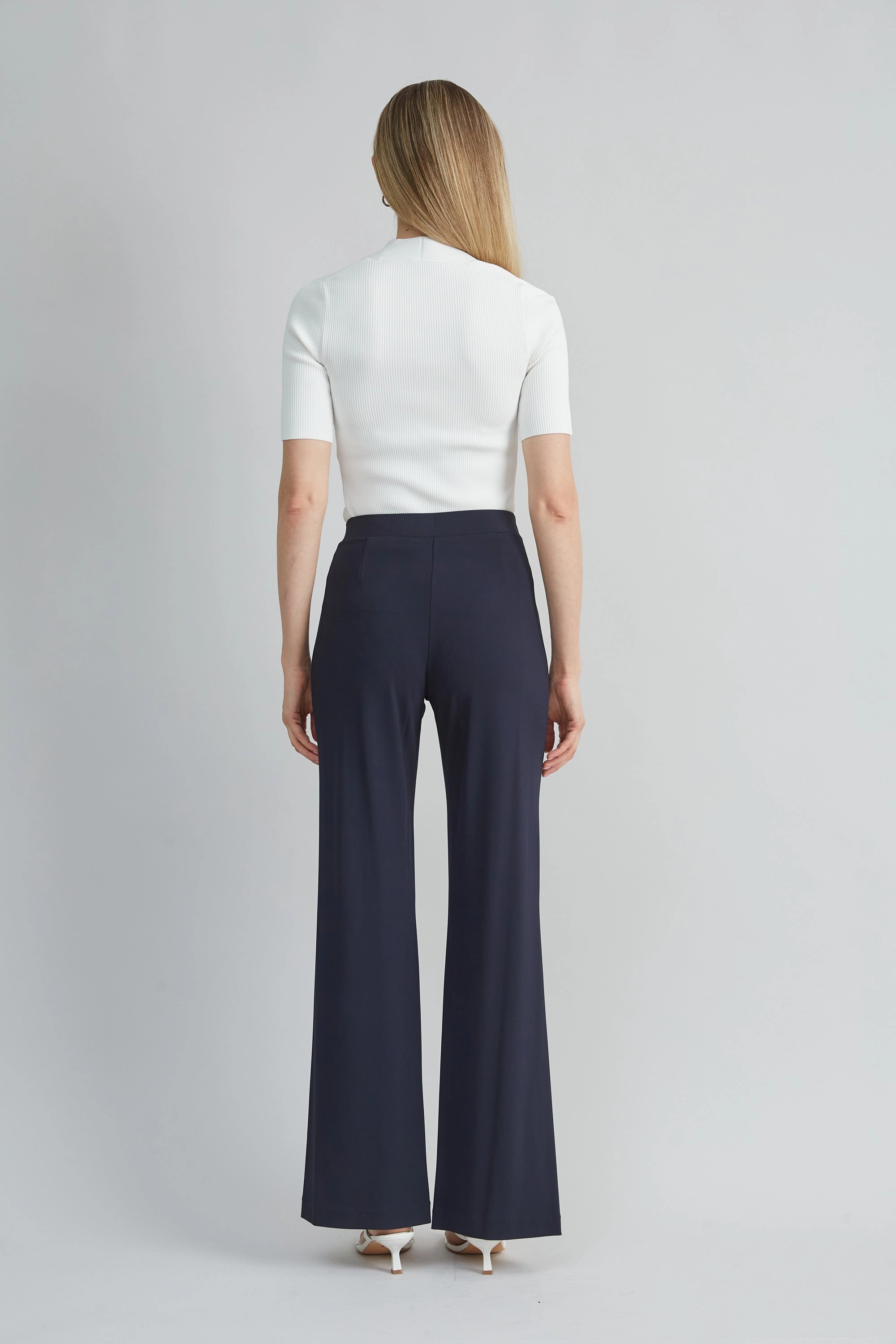 Matte Jersey Wide Leg Pant