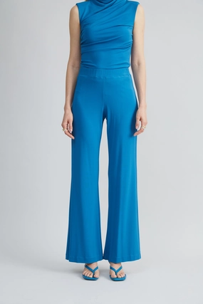 Matte Jersey Wide Leg Pant