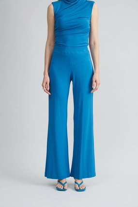 Matte Jersey Wide Leg Pant