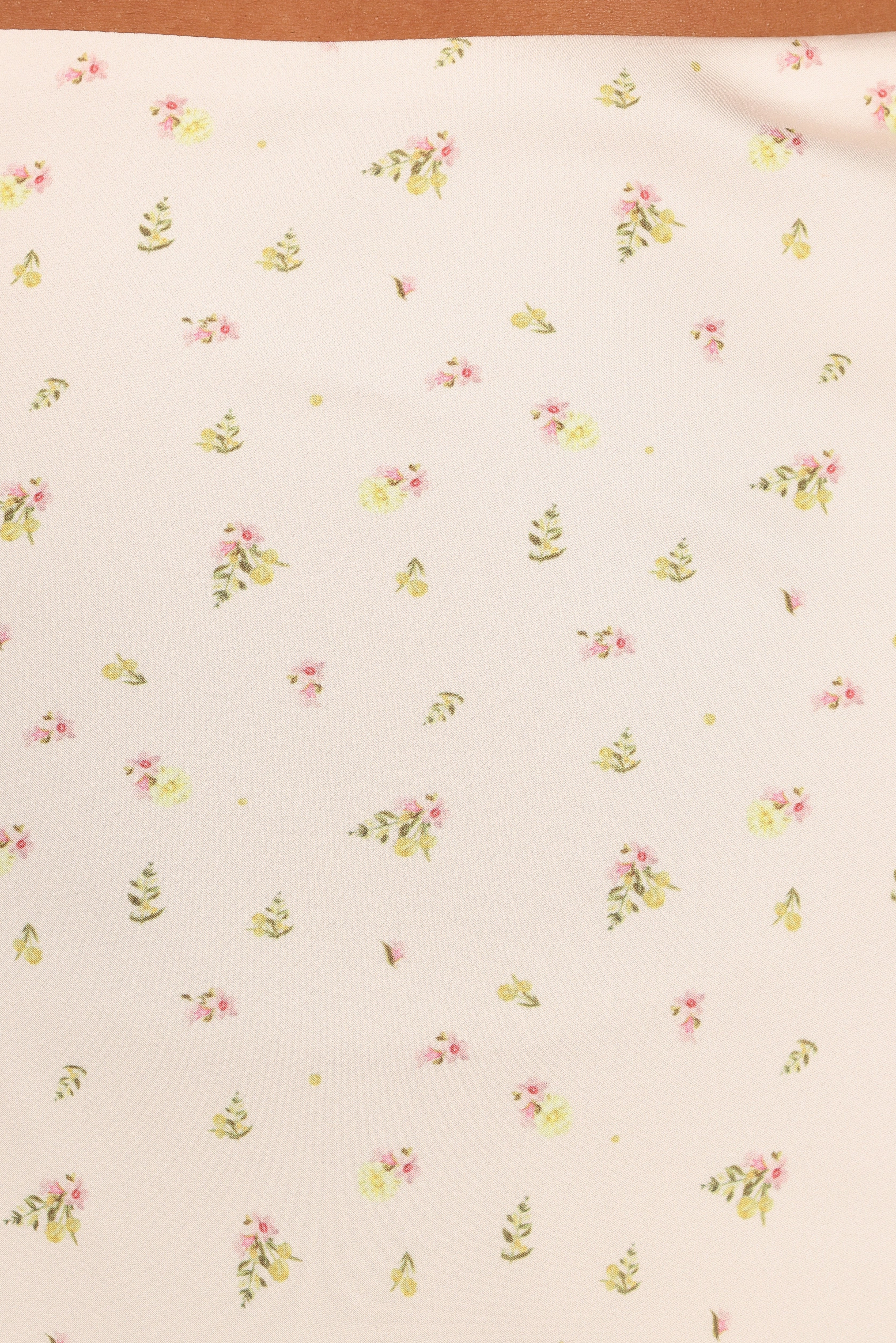 Mei Satin Midi Skirt - Tiny Blooms