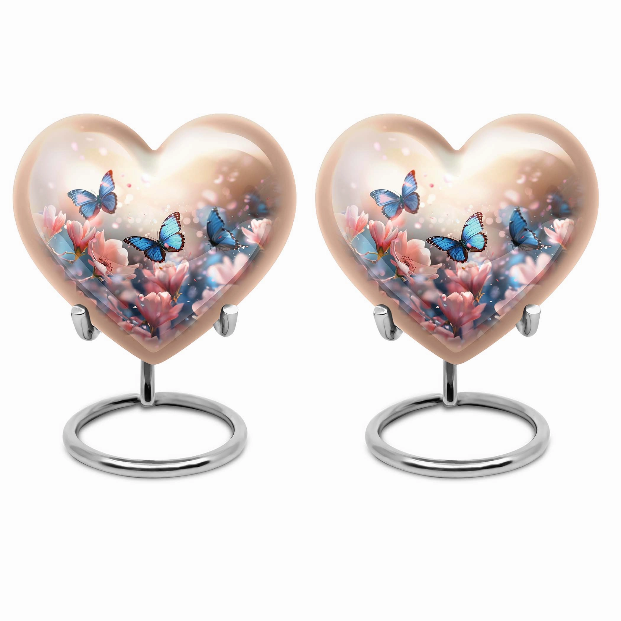 Men's Butterfly Silhouette Cremation Urn - Sentimental Farewell