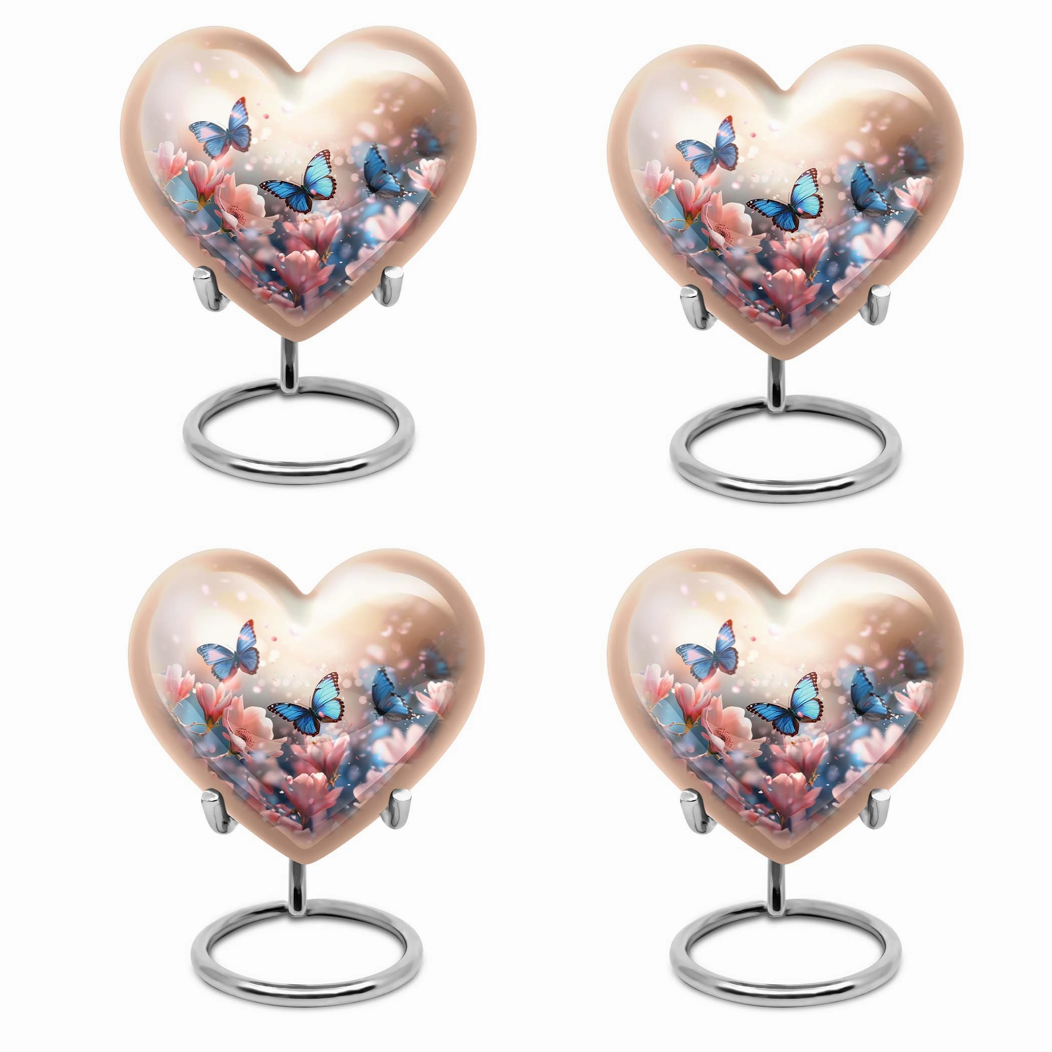 Men's Butterfly Silhouette Cremation Urn - Sentimental Farewell