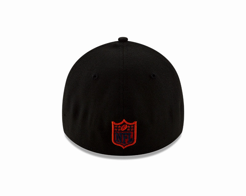 Men's Chicago Bears New Era 2020 NFL Draft Alternate Black 39THIRTY Flex Hat