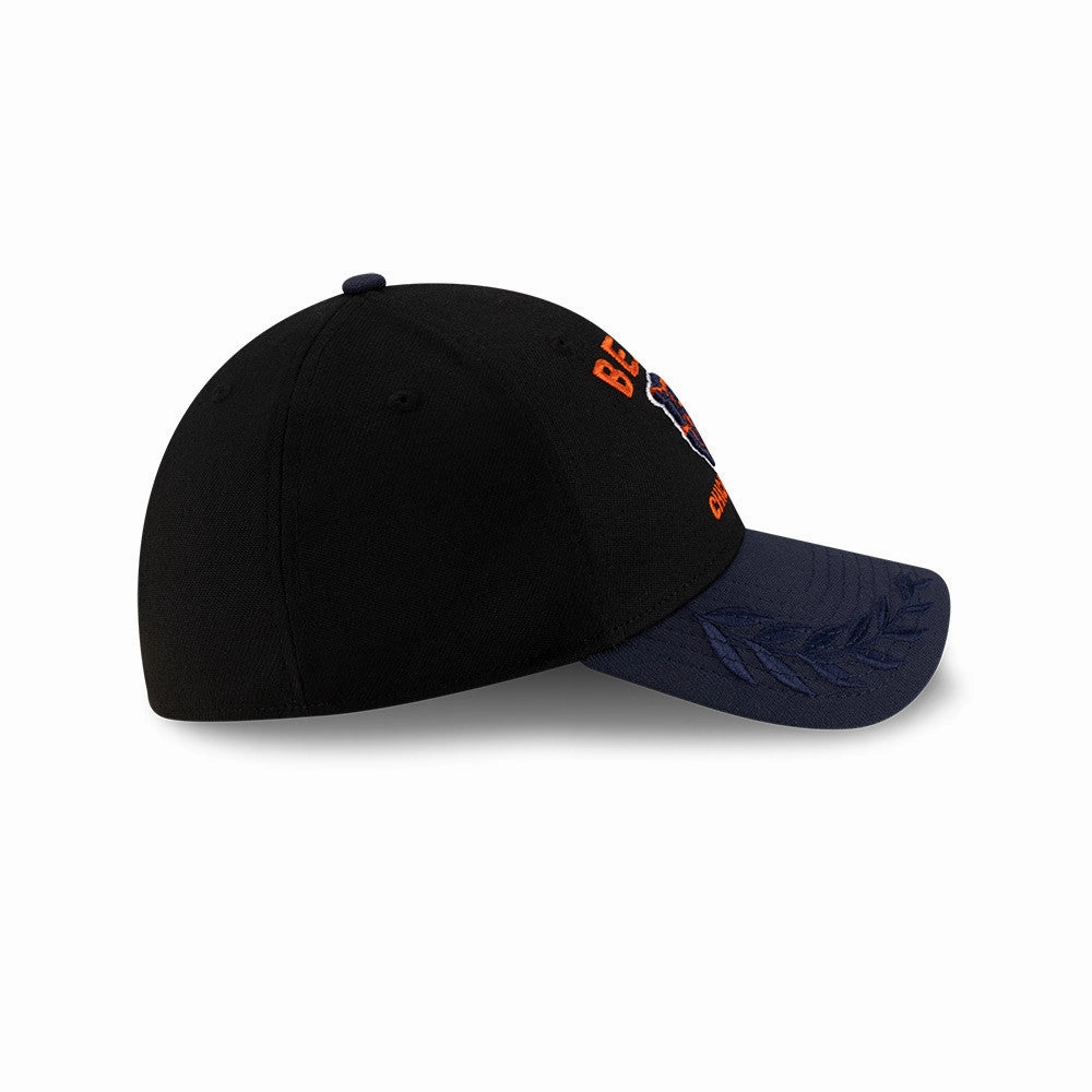 Men's Chicago Bears New Era 2025 NFL Draft Black 39THIRTY Flex Fit Hat