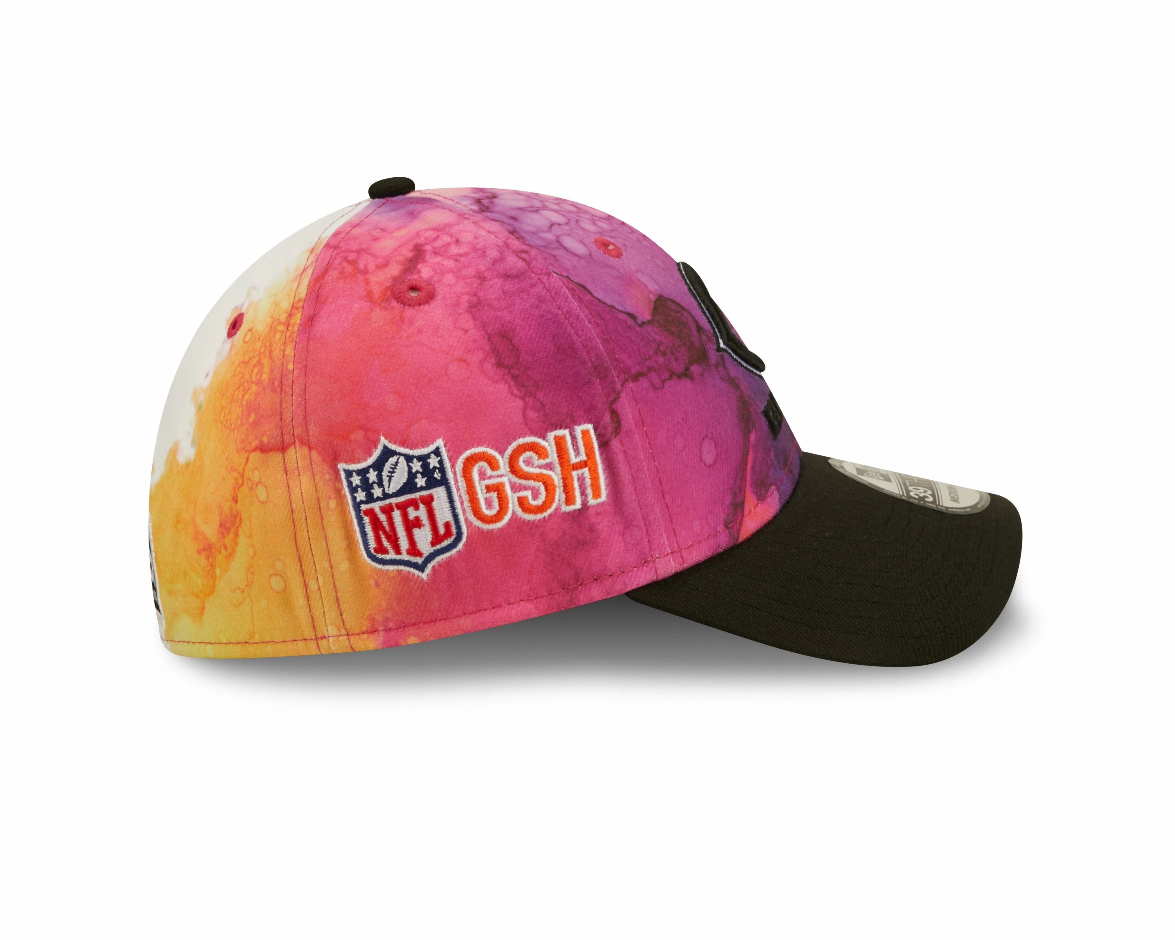 Men's Chicago Bears New Era Crucial Catch 2022 NFL Primary Logo Ink 39THIRTY Flex Hat