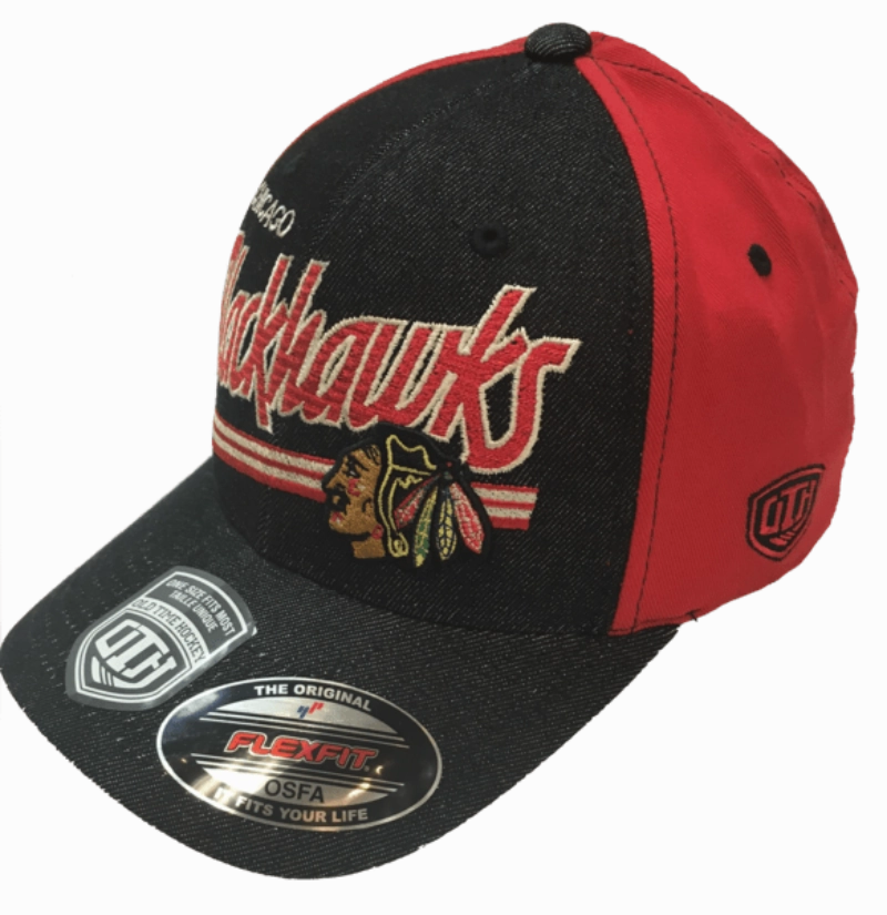 Men's Chicago Blackhawks Strides Structured Flexfit Hat