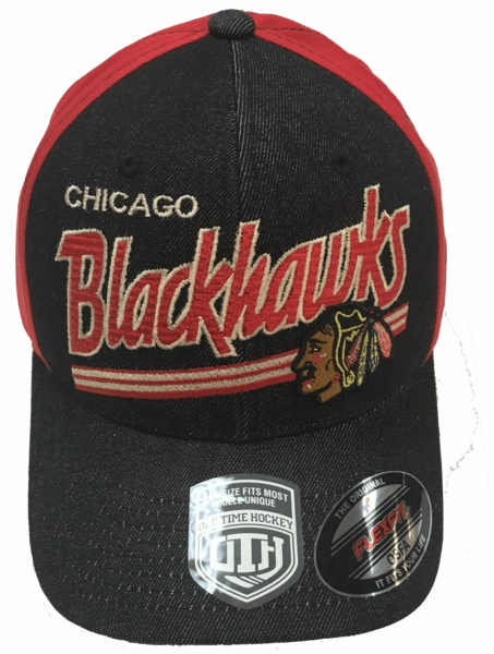 Men's Chicago Blackhawks Strides Structured Flexfit Hat