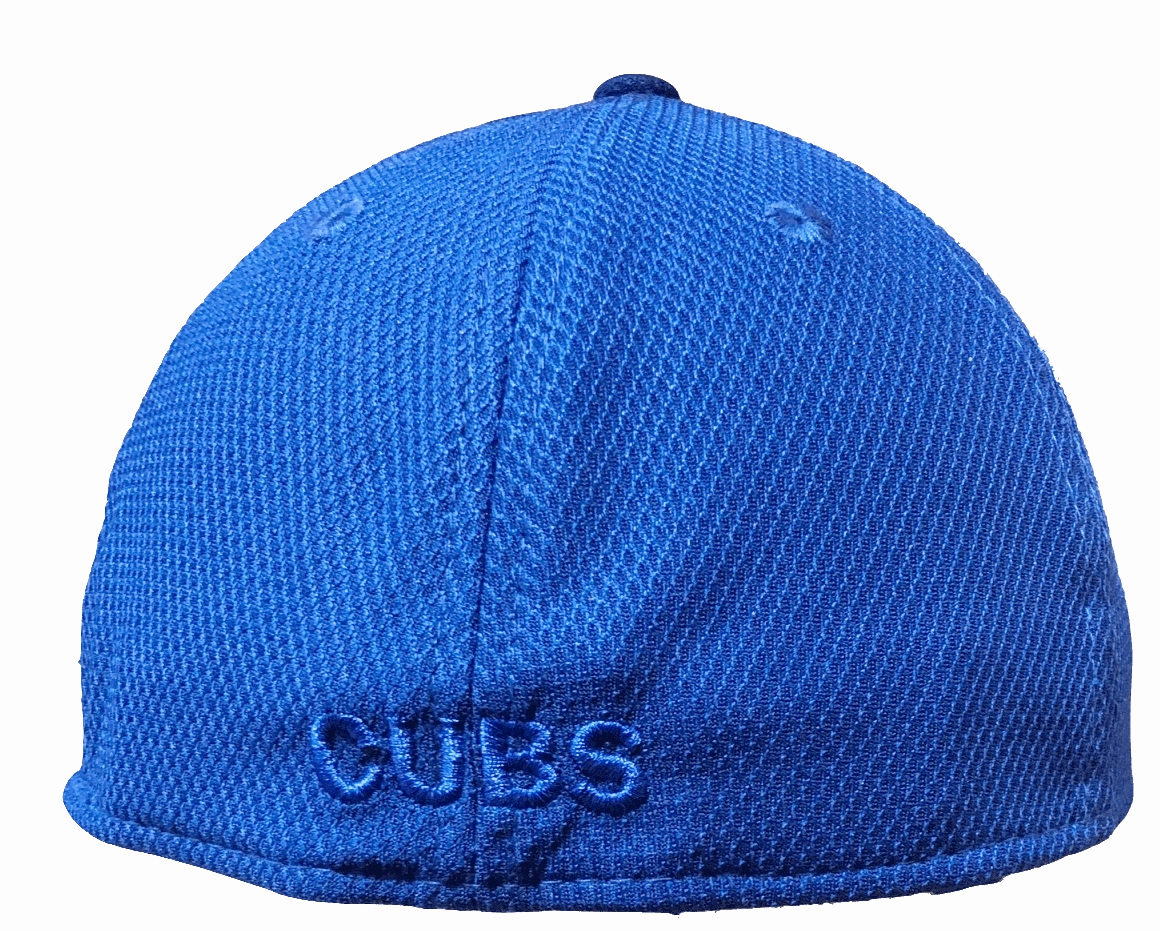 Men's Chicago Cubs Blue Tone Tech 39THIRTY Flex Fit Hat By New Era