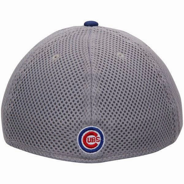 Men's Chicago Cubs New Era Gray Neo 39THIRTY Flex Hat