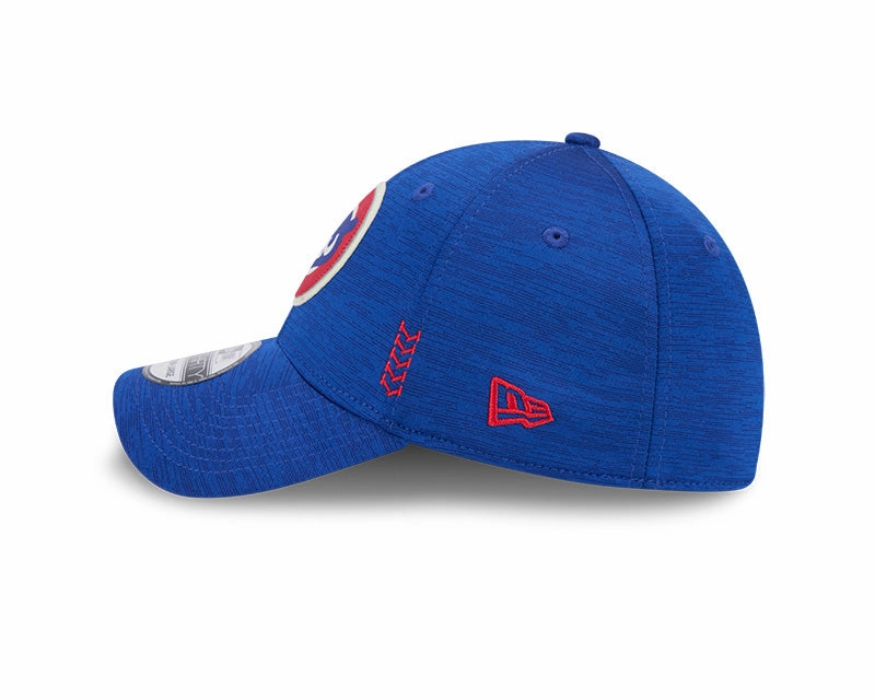 Men's Chicago Cubs New Era Royal 2024 Clubhouse 39THIRTY Flex Fit Hat