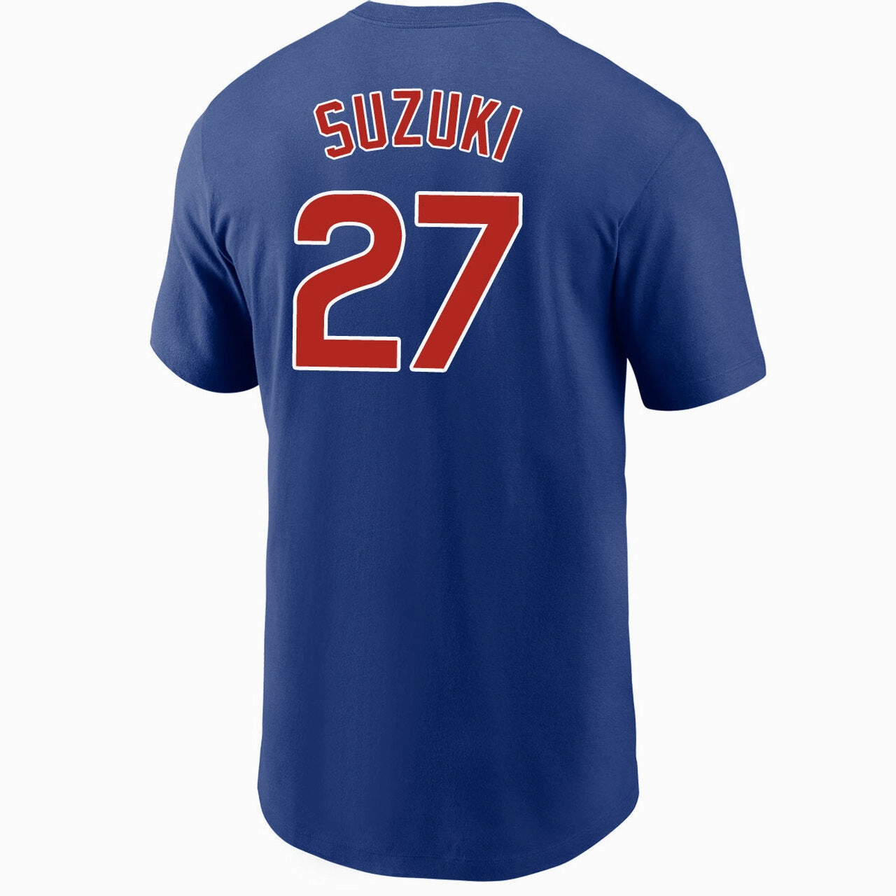 Men's Chicago Cubs Seiya Suzuki Nike Royal Blue Name & Number T-Shirt