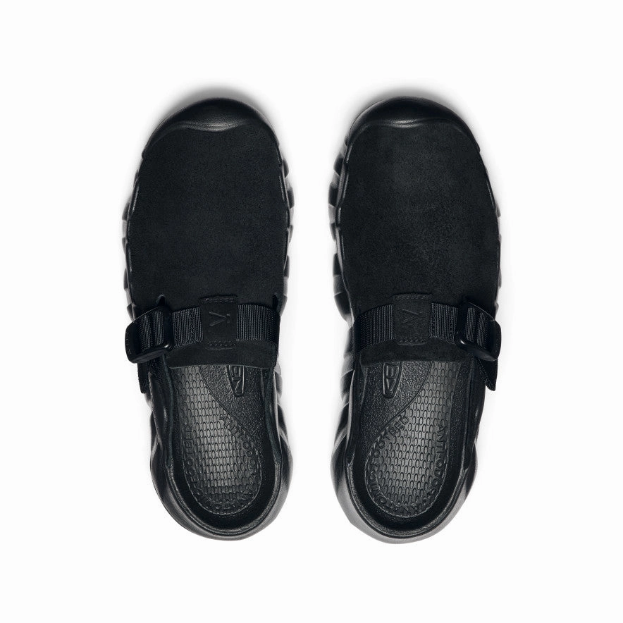 Men's Hyperport Leather Clog  |  Black/Black