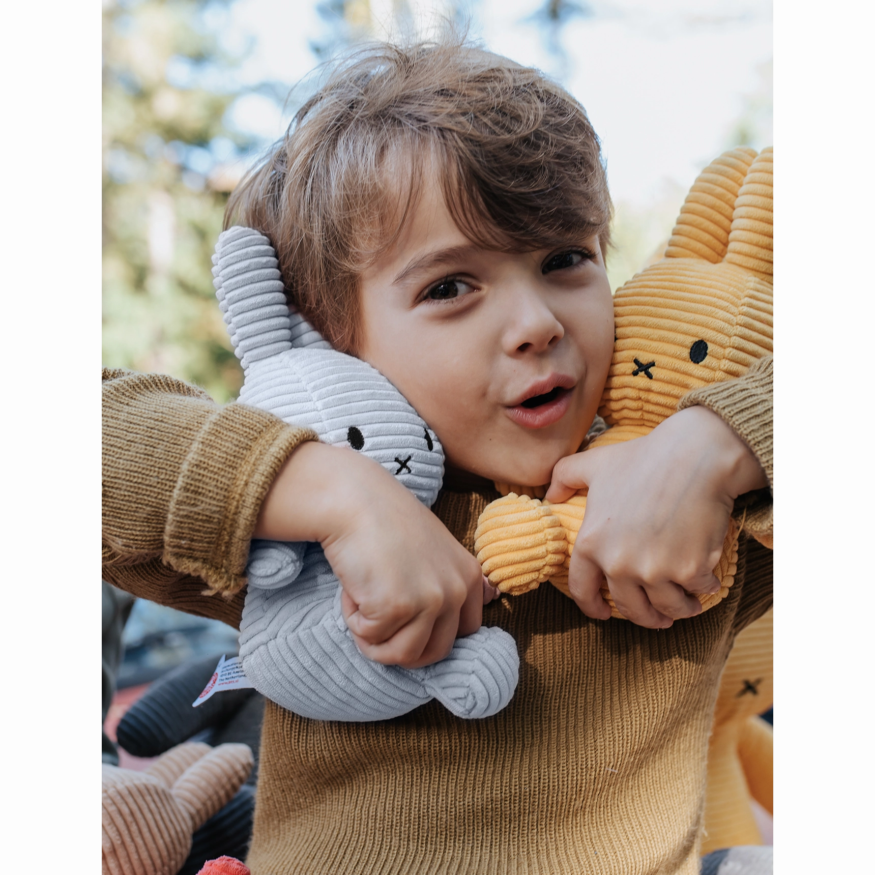 Miffy Sitting Corduroy - Ice Blue