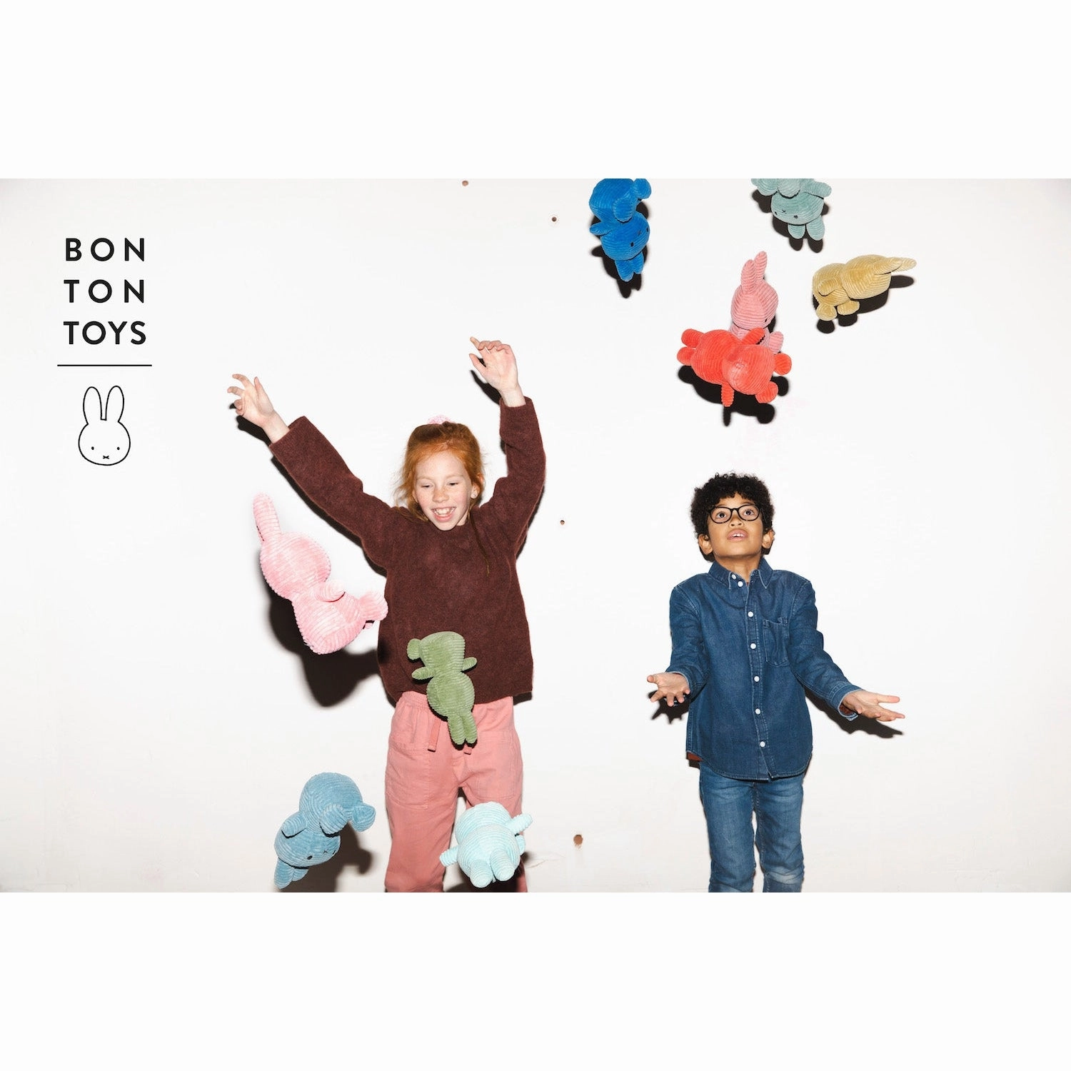 Miffy Sitting Corduroy - Ice Blue