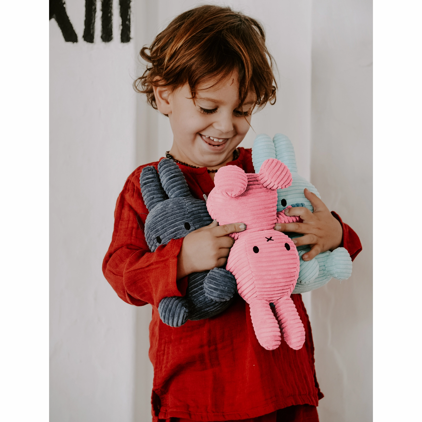 Miffy Sitting Corduroy - Ice Blue