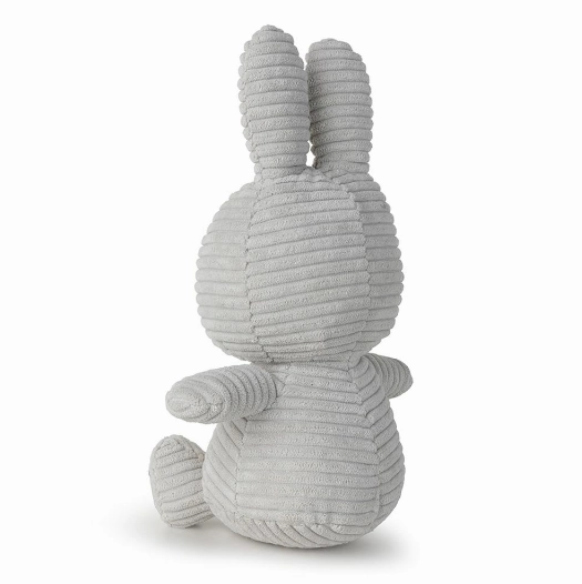 Miffy Sitting Corduroy - Soft Grey