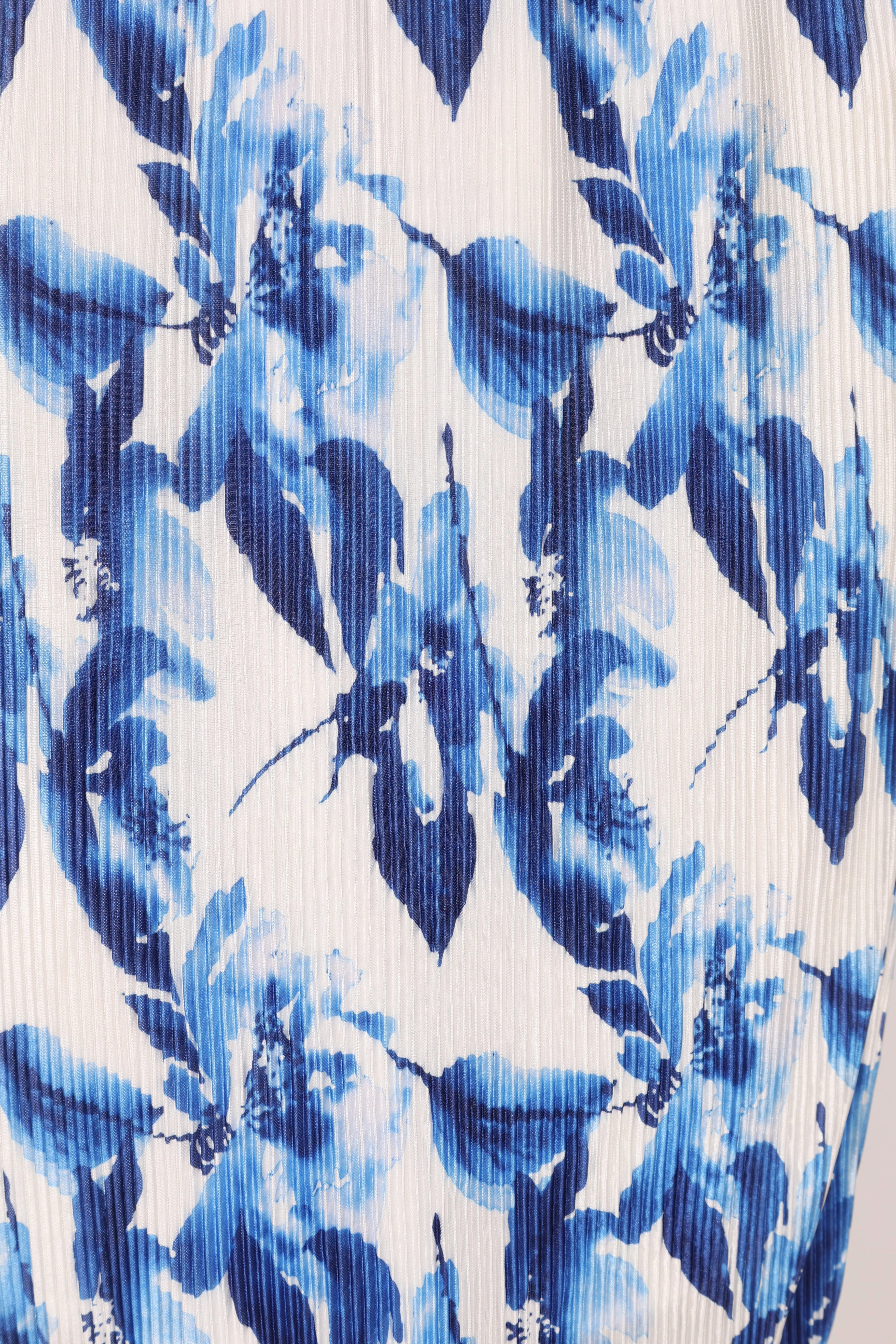 Minelli Pleat Midi Skirt - Blue
