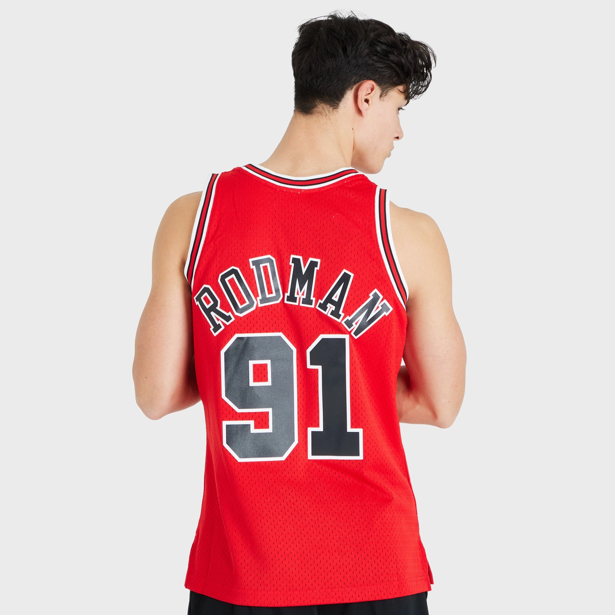 Mitchell & Ness NBA Chicago Bulls Dennis Rodman Swingman Jersey / Red