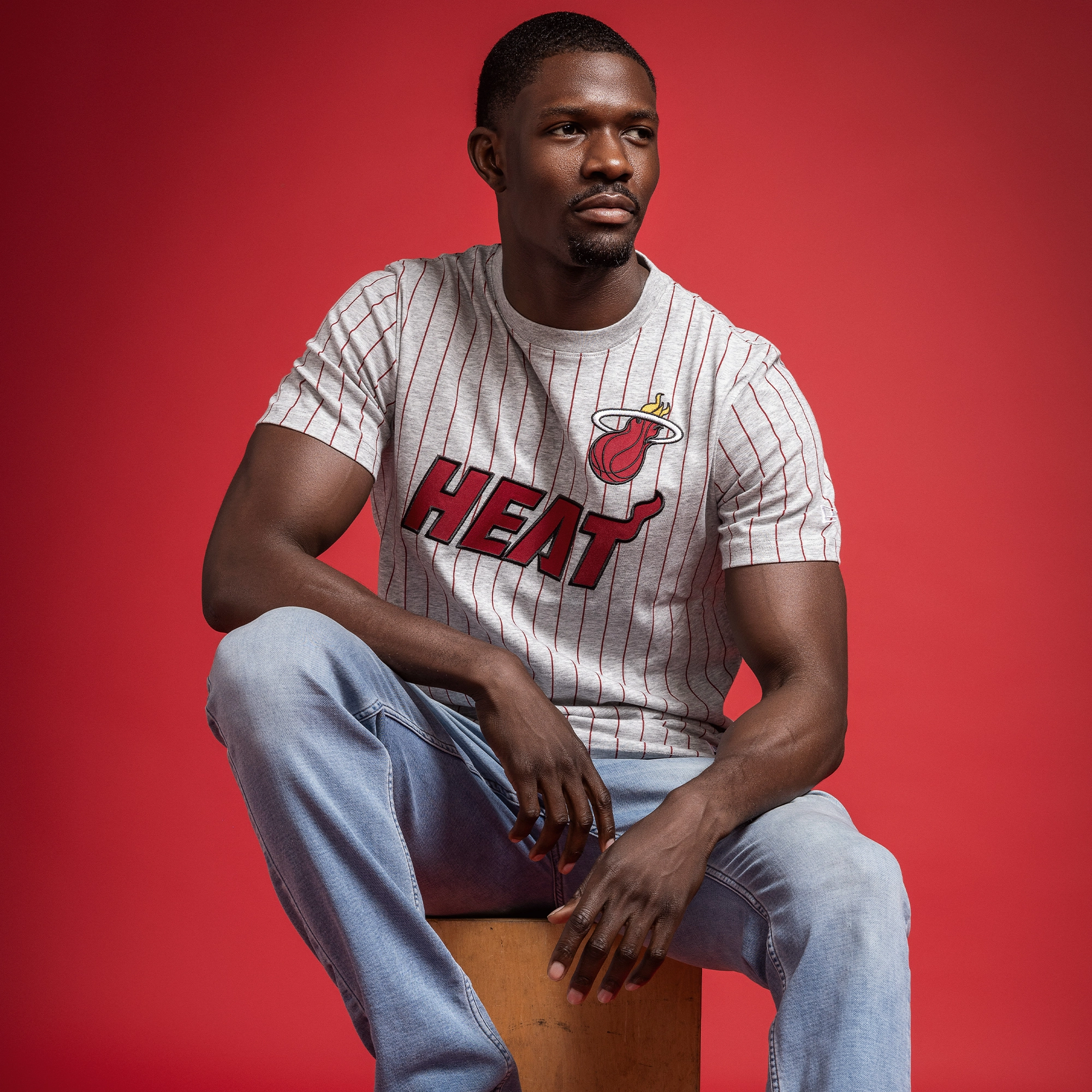 New Era Miami HEAT Stripe Tee