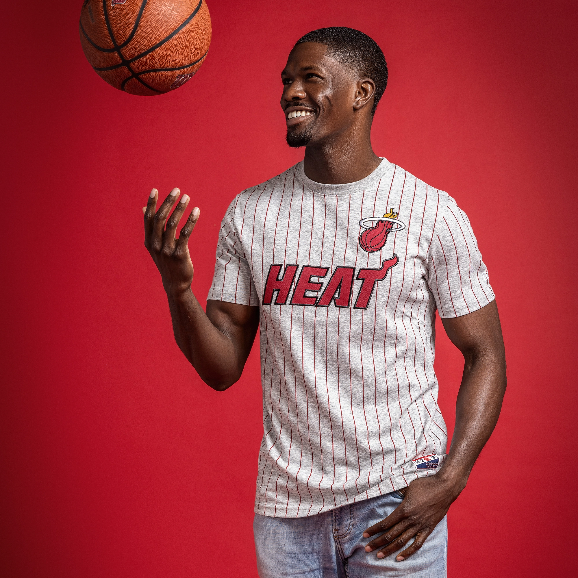 New Era Miami HEAT Stripe Tee