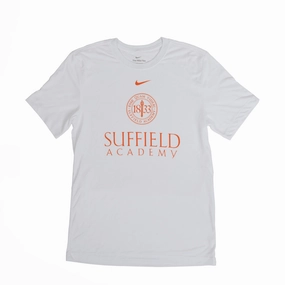 Nike Dri Fit Short Sleeve Tee White 1833