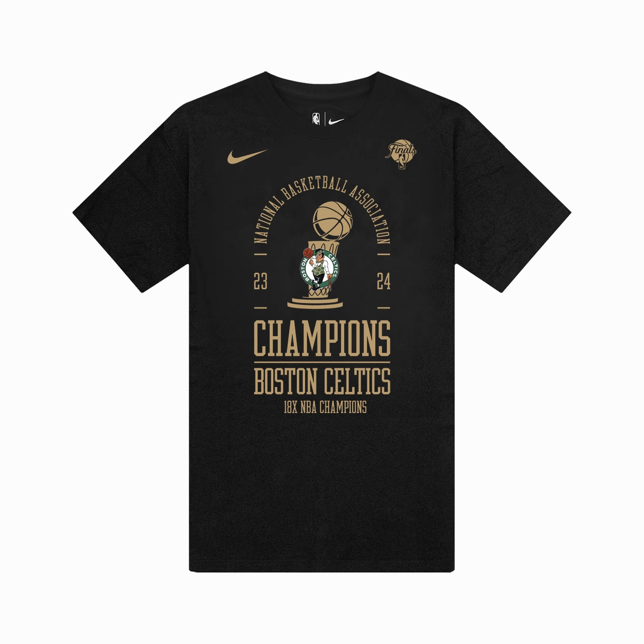 Nike Dry 2024 NBA Champions Boston Celtics Celebration Locker Room Tee