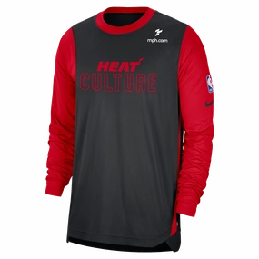 Nike HEAT Culture: Blood Red Warmup Long Sleeve Tee