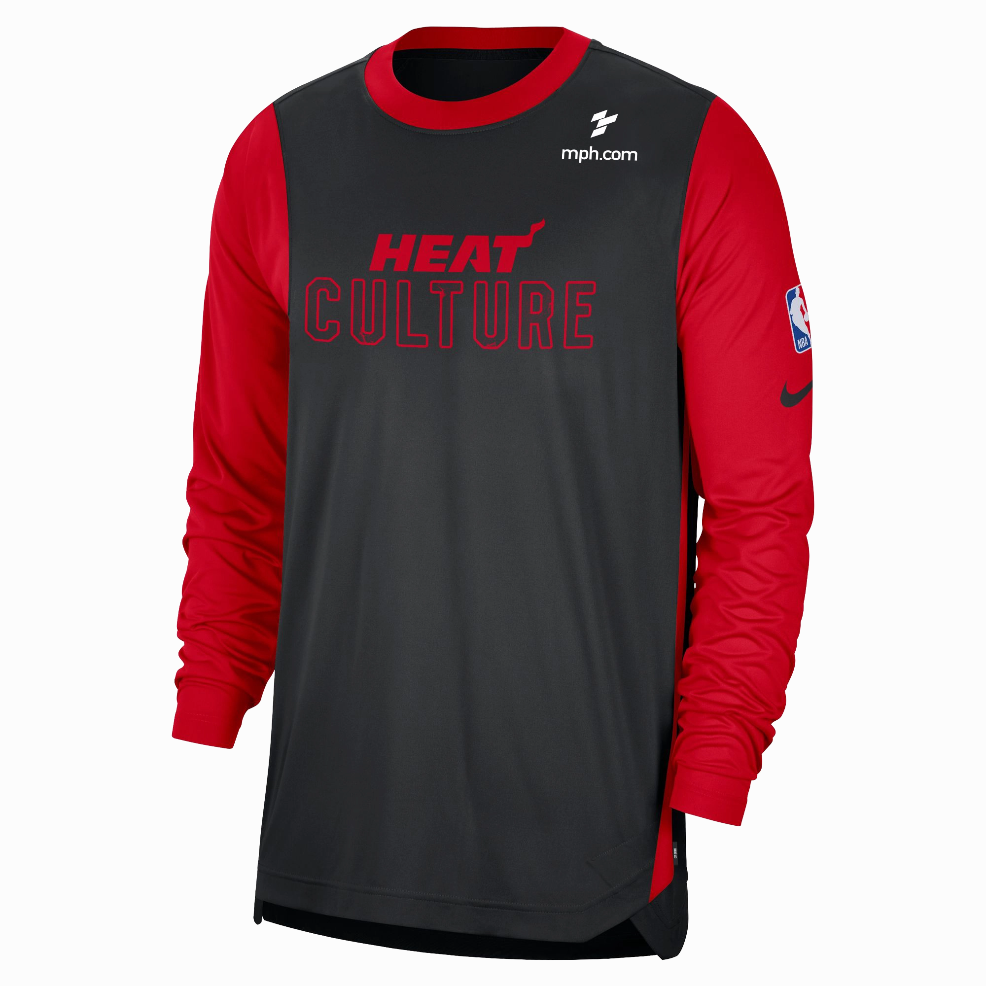 Nike HEAT Culture: Blood Red Warmup Long Sleeve Tee
