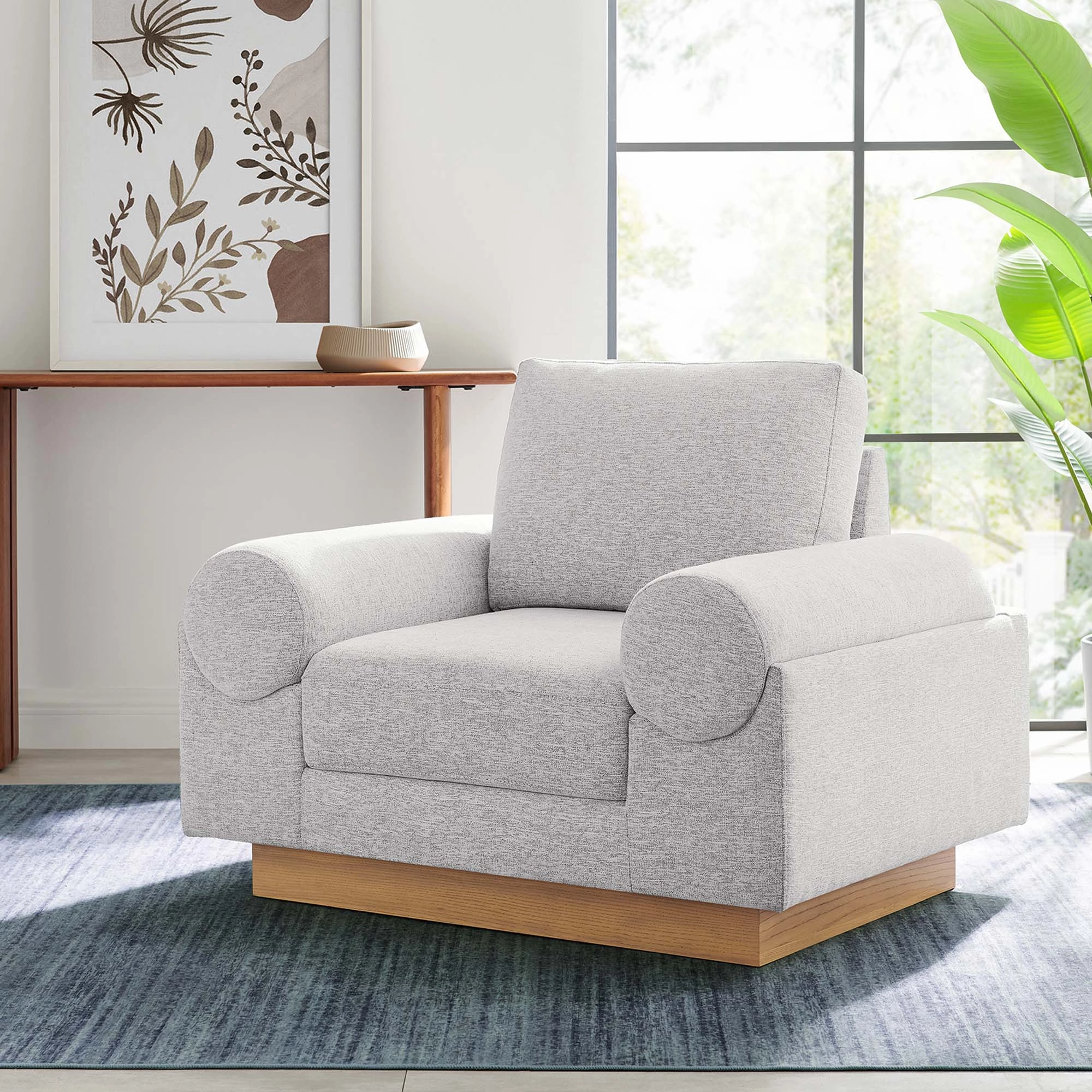 Oasis Upholstered Fabric Armchair by Modway