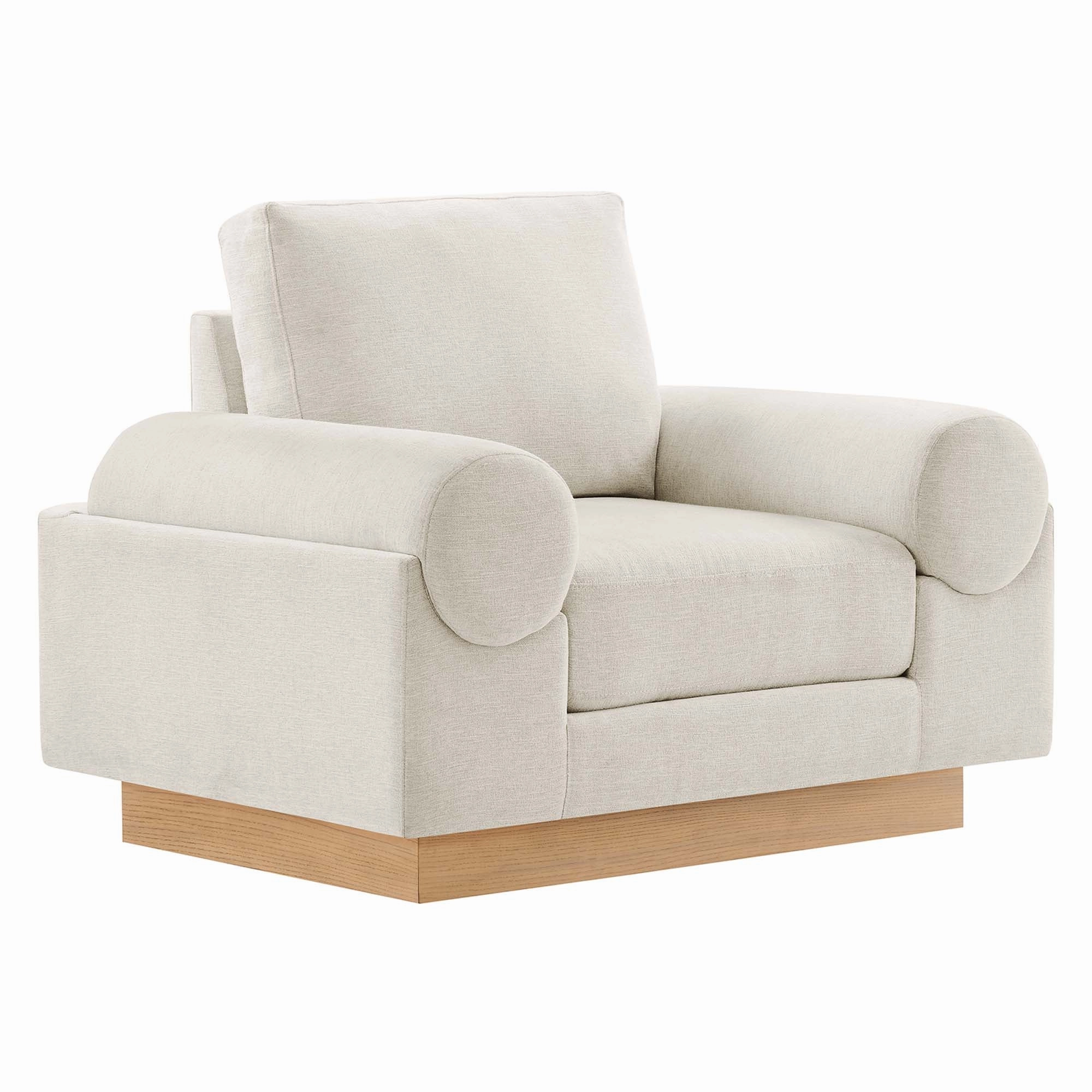 Oasis Upholstered Fabric Armchair by Modway