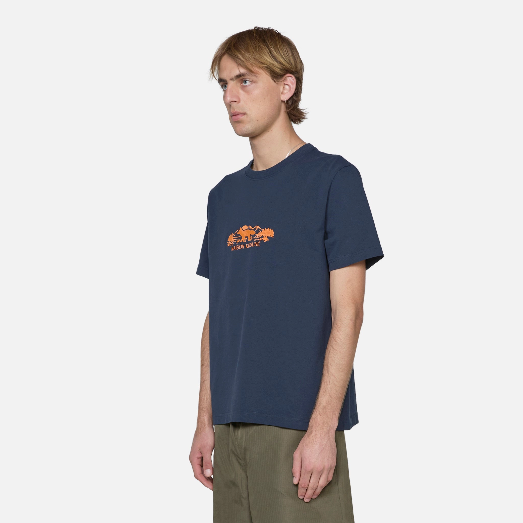 Outdoor Profile Fox Comfort T-Shirt Navy