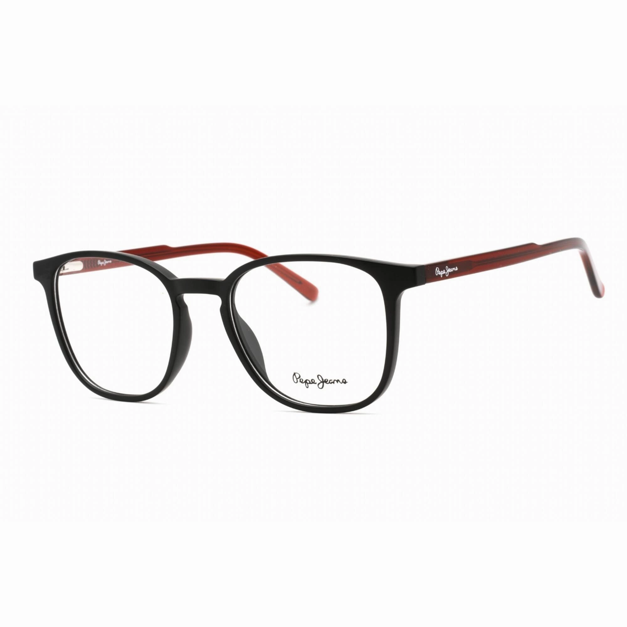 Pepe Jeans Men's Eyeglasses - Clear Lens Black Plastic Rectangular Shape | PJ3447 C1