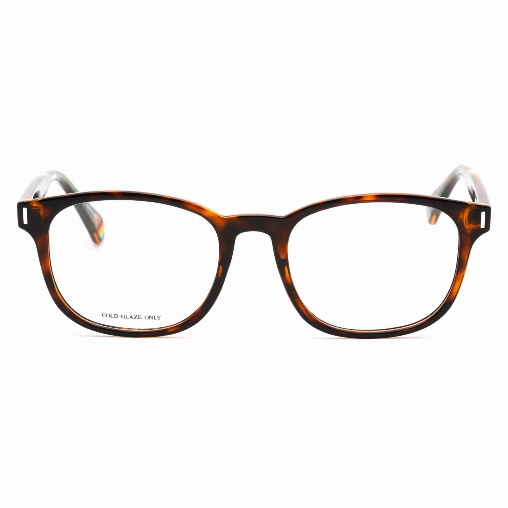 Polaroid Core Men's Eyeglasses - Havana Plastic Rectangular Frame | PLD D453 0086 00
