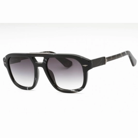 Police Men's Sunglasses - Black Marble Plastic Pilot Full Rim Frame | SPLL19 0869