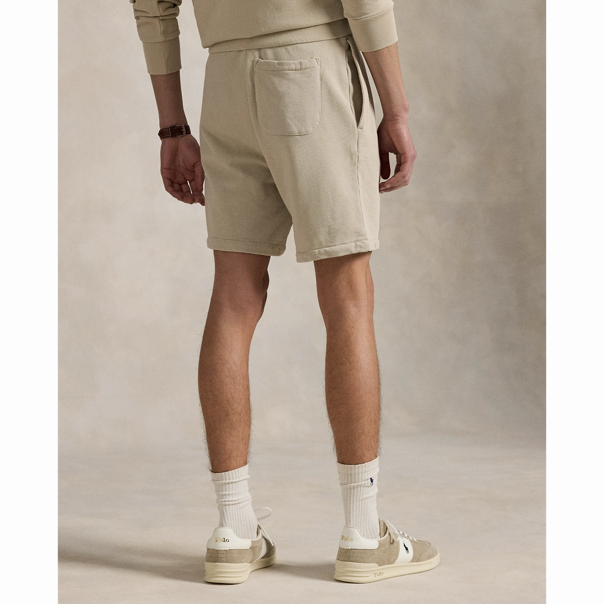 Polo Ralph Lauren LOOPBACK TERRY ATHLETIC SHORT - STONEWARE GREY