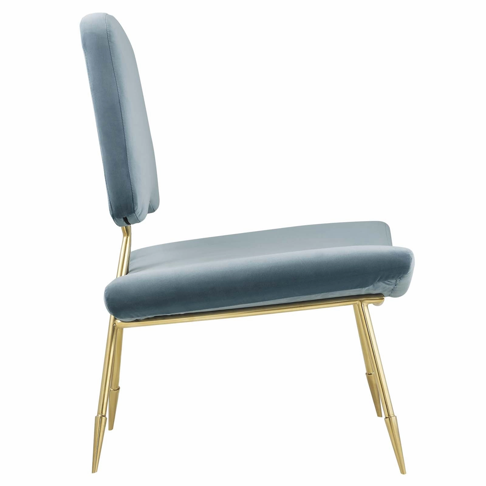 Ponder Performance Velvet Lounge Chair by Modway