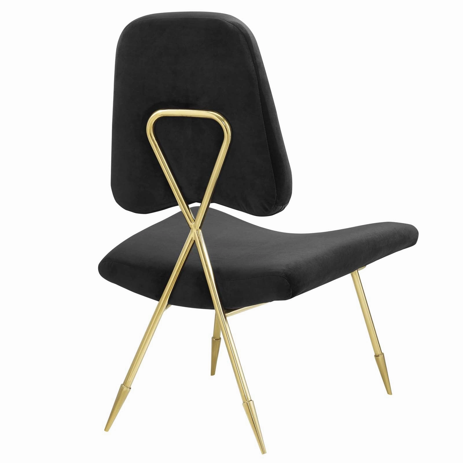 Ponder Performance Velvet Lounge Chair by Modway