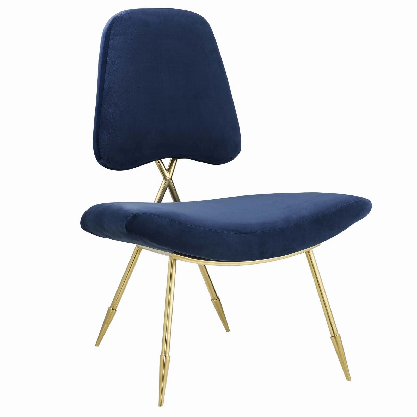 Ponder Performance Velvet Lounge Chair by Modway