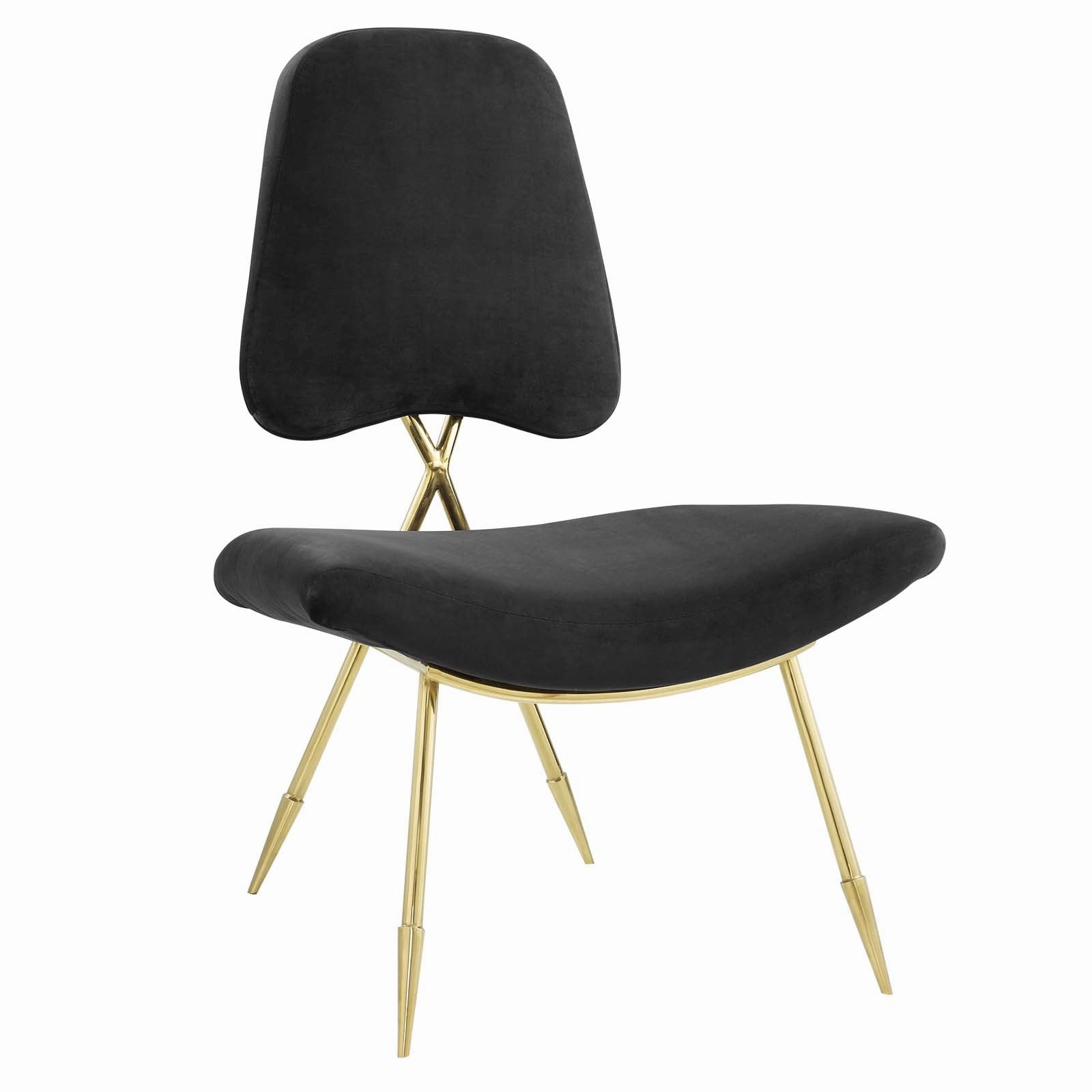 Ponder Performance Velvet Lounge Chair by Modway