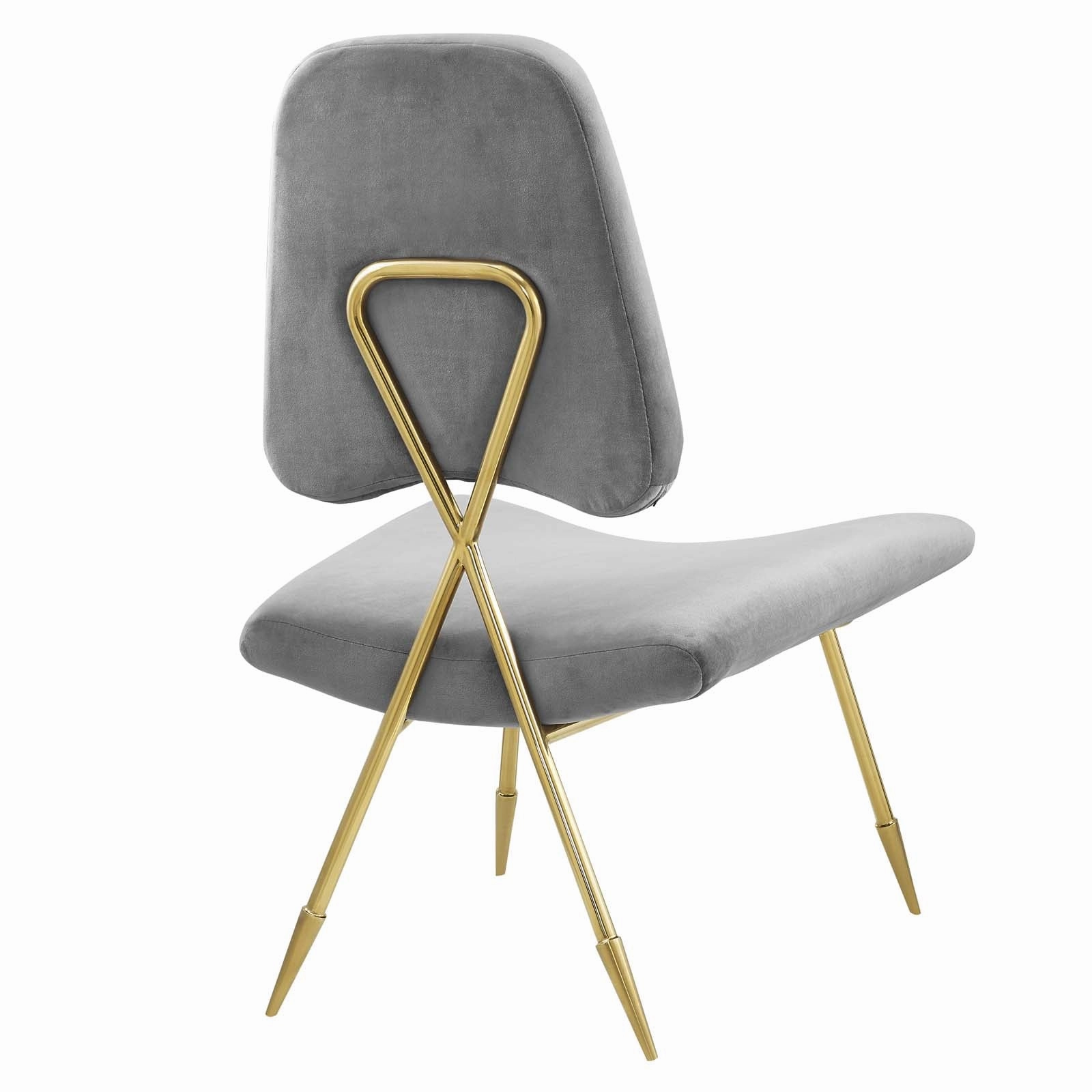 Ponder Performance Velvet Lounge Chair by Modway