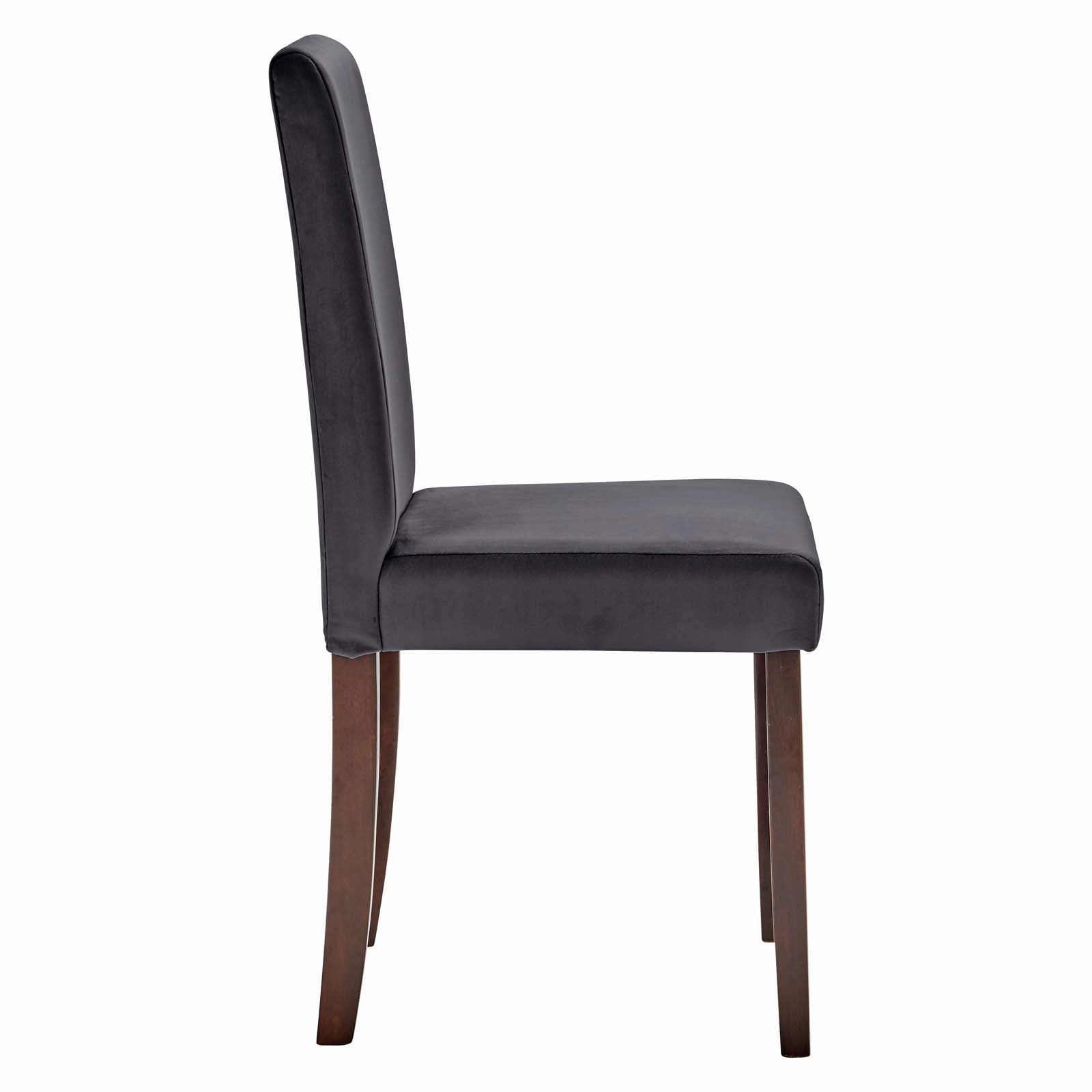 Prosper Upholstered Velvet Dining Side Chair Set of 2 by Modway