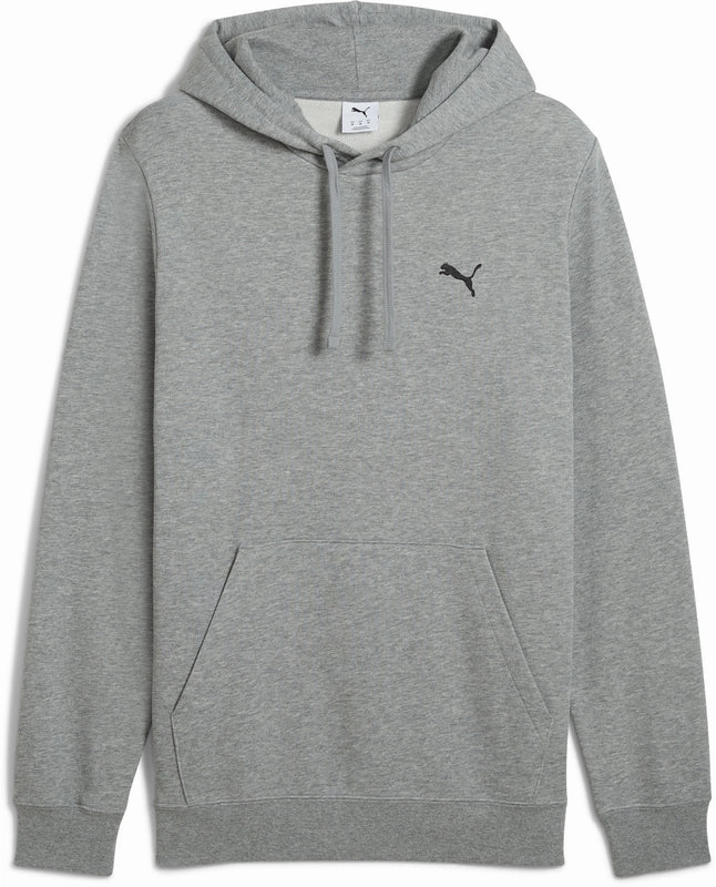 PUMA MEN'S ESSENTIALS SMALL LOGO GREY HOODIE