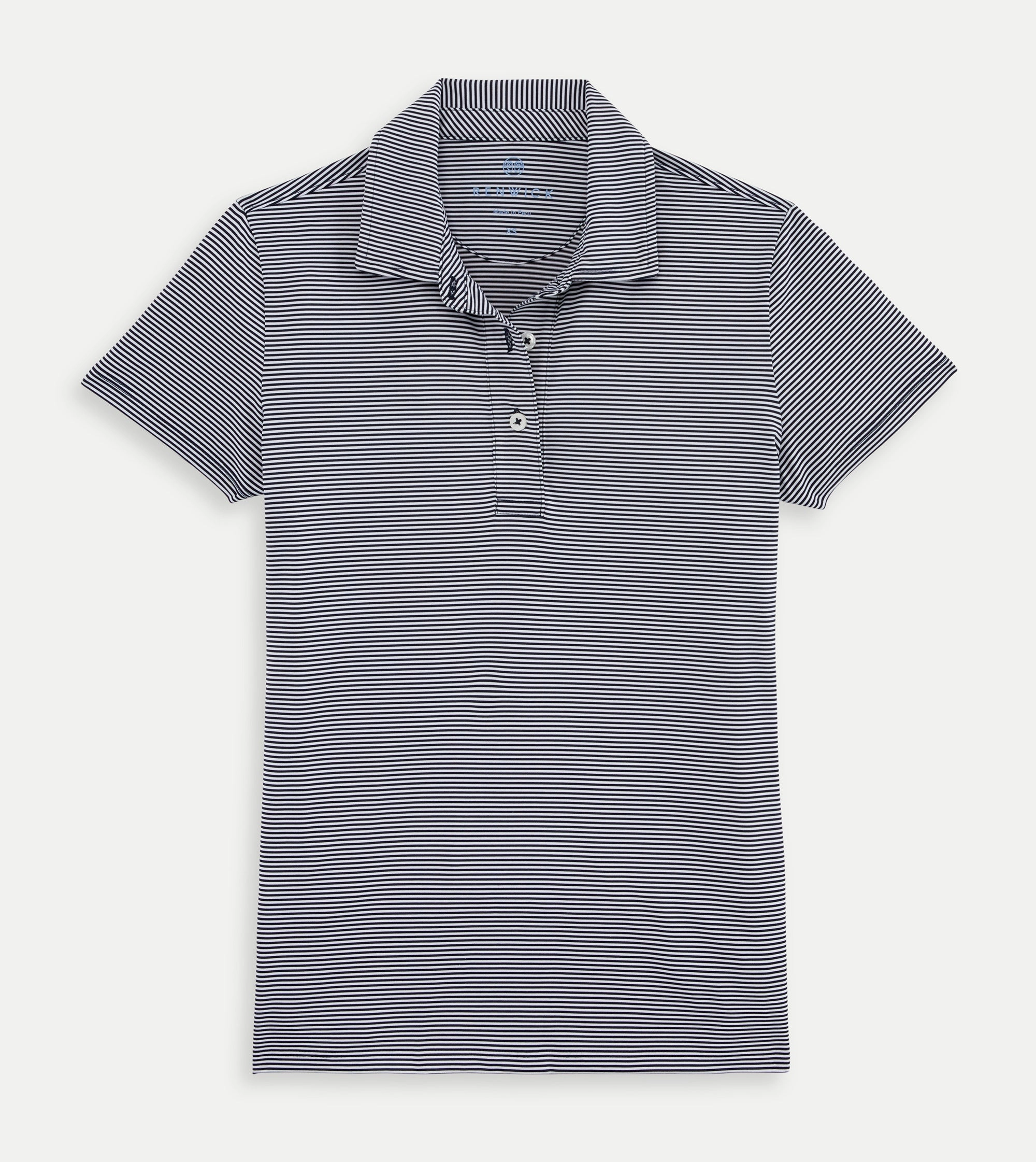 Renwick Stripe Performance Polo