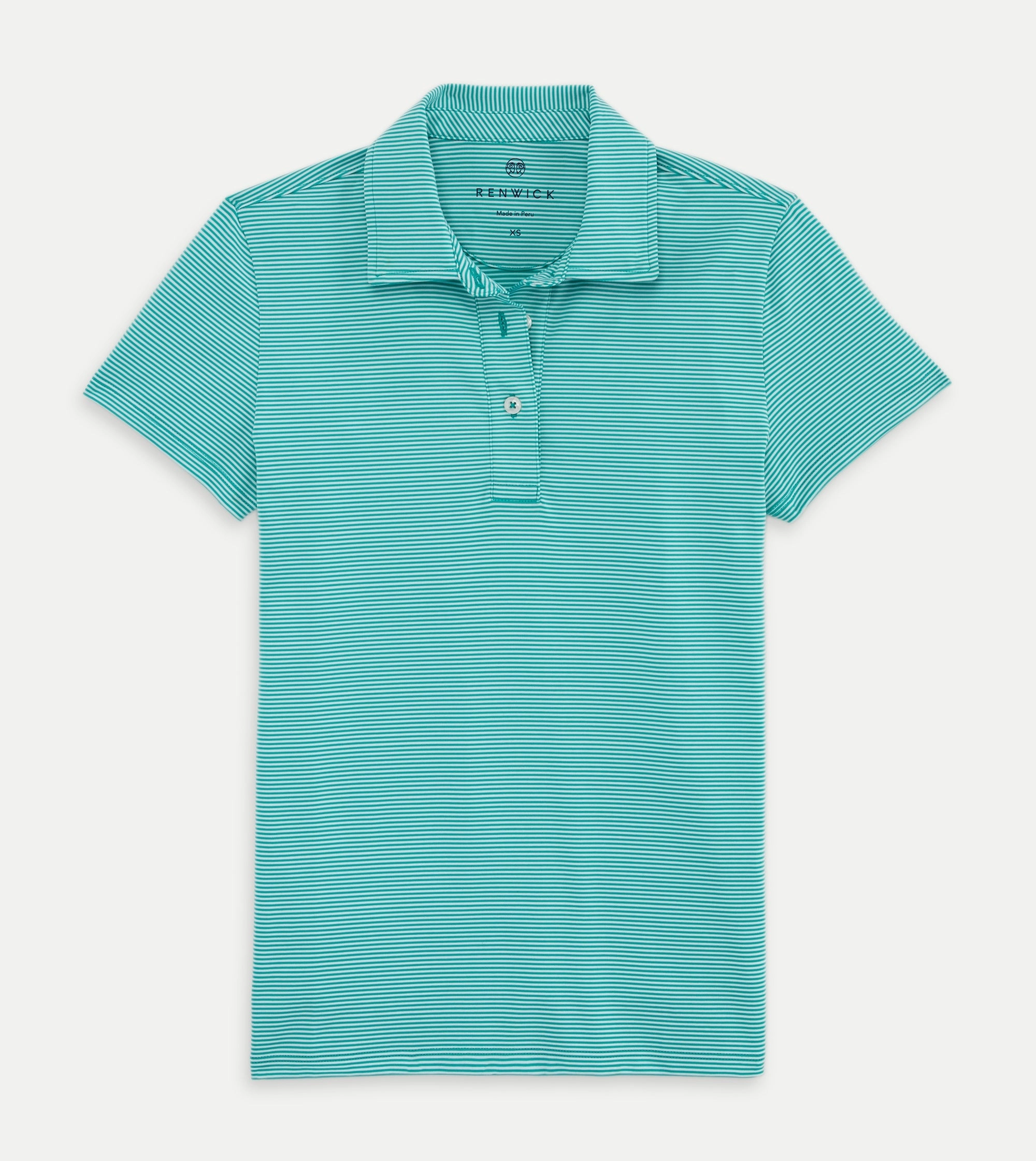 Renwick Stripe Performance Polo