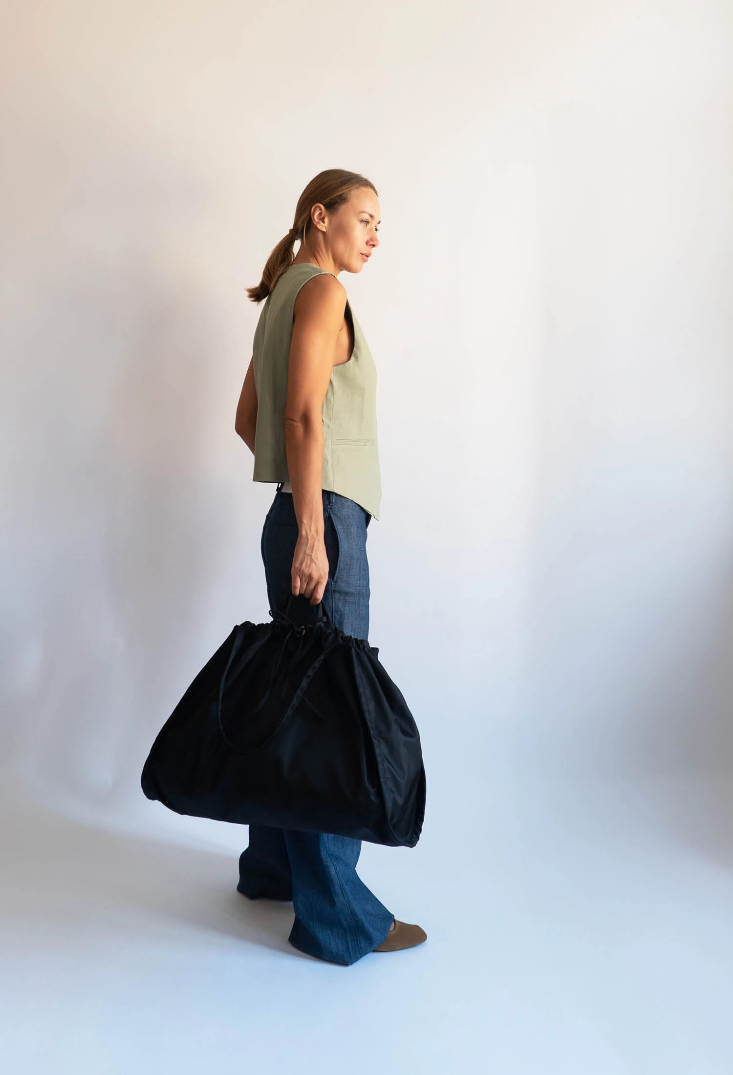 SAGE BIG MATTE TWILL - Black