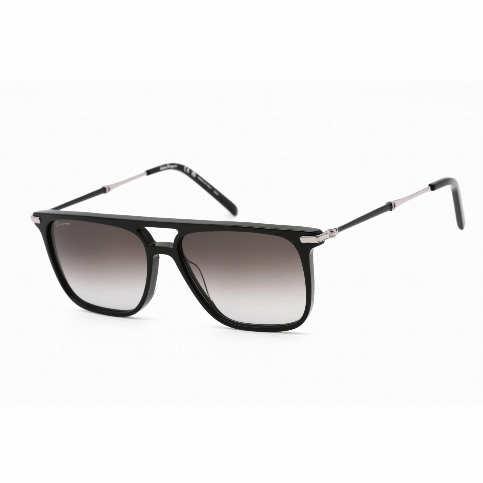 Salvatore Ferragamo Men's Sunglasses - Grey Gradient Lens Plastic Frame | SF966S 001