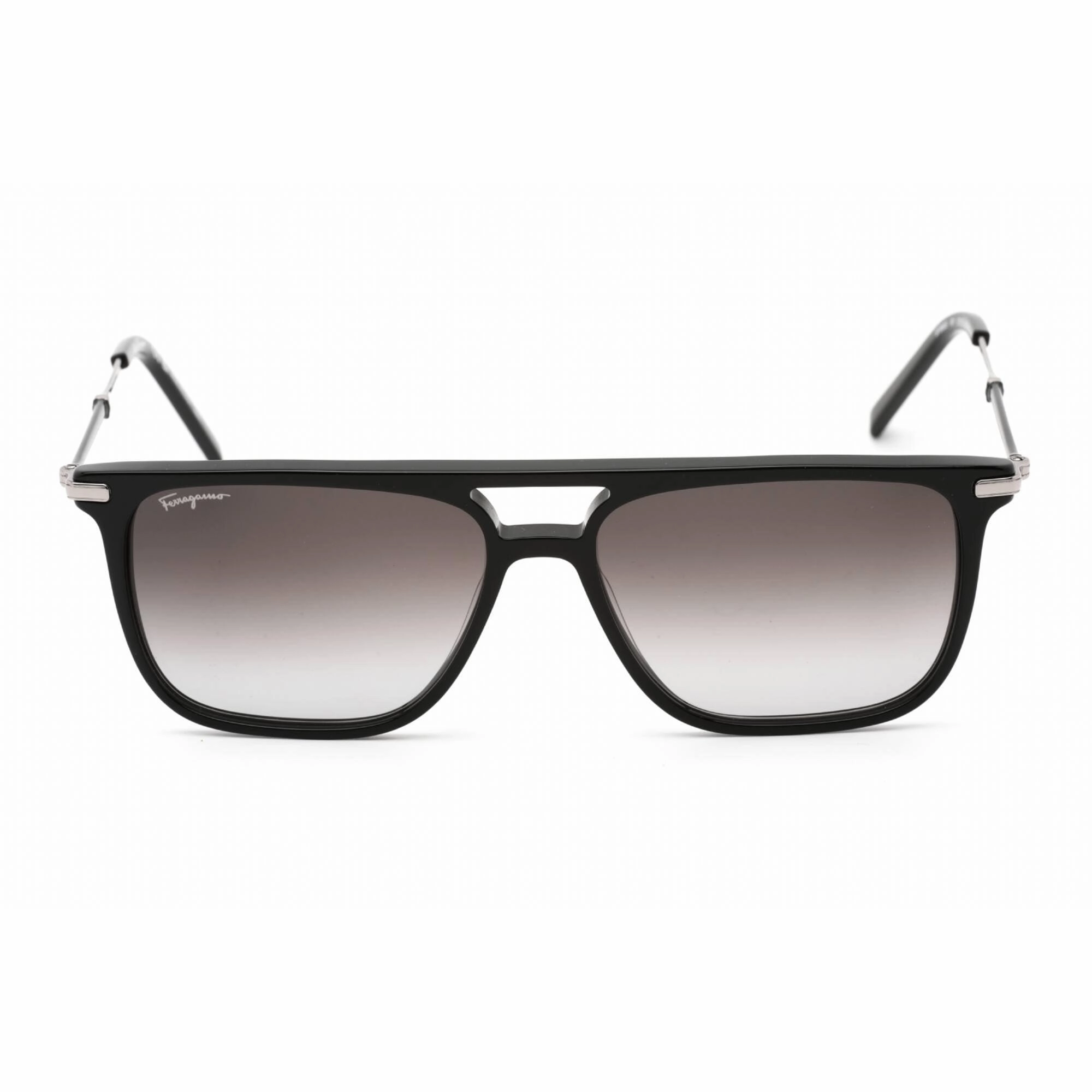 Salvatore Ferragamo Men's Sunglasses - Grey Gradient Lens Plastic Frame | SF966S 001