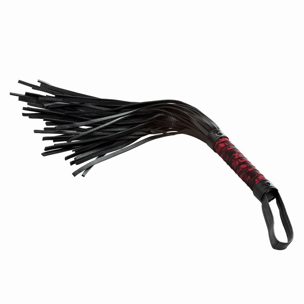 Scandal Faux Leather & Brocade Flogger